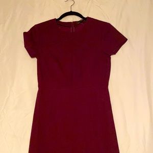 Plum mini dress